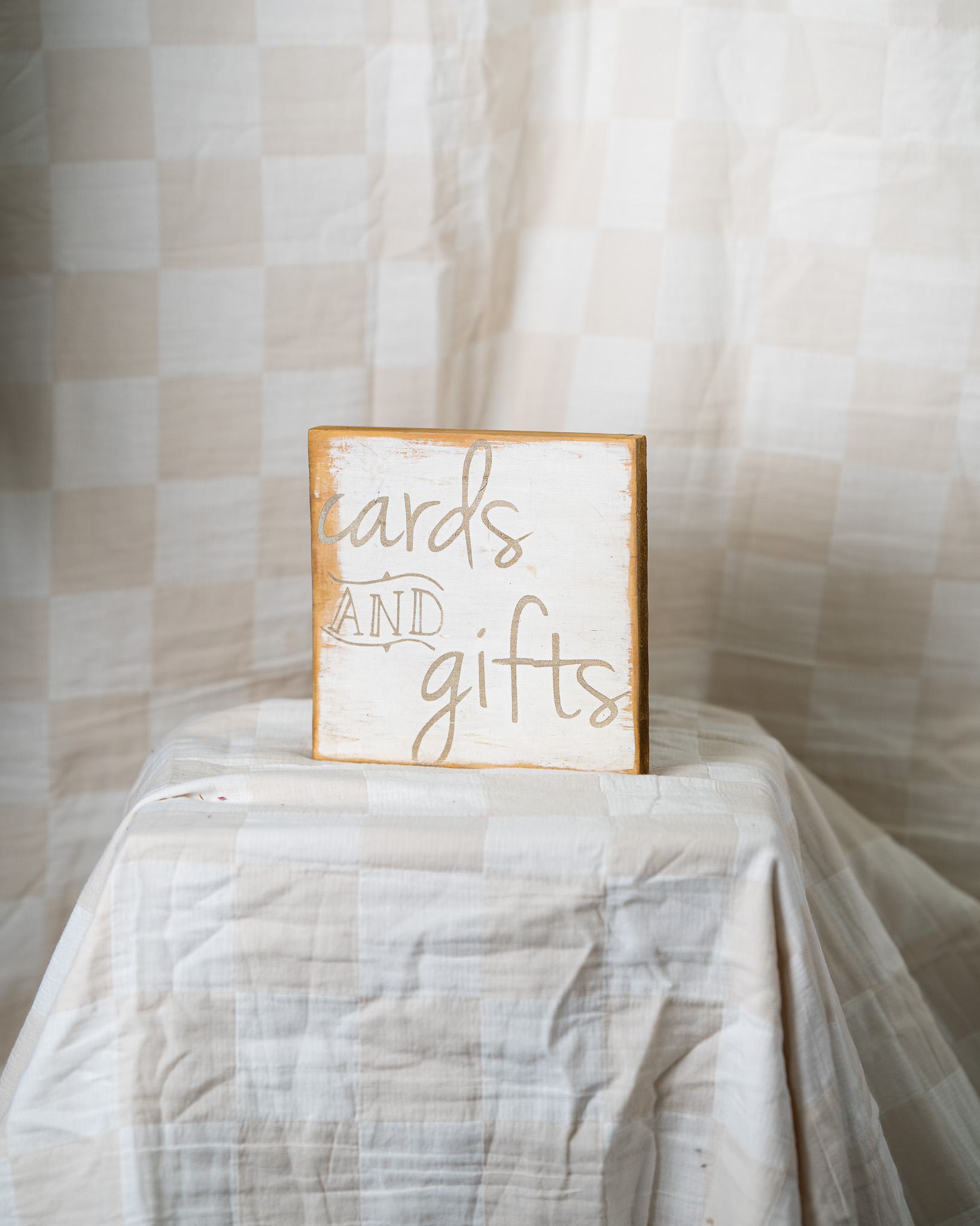 Wooden Block Wishing Well